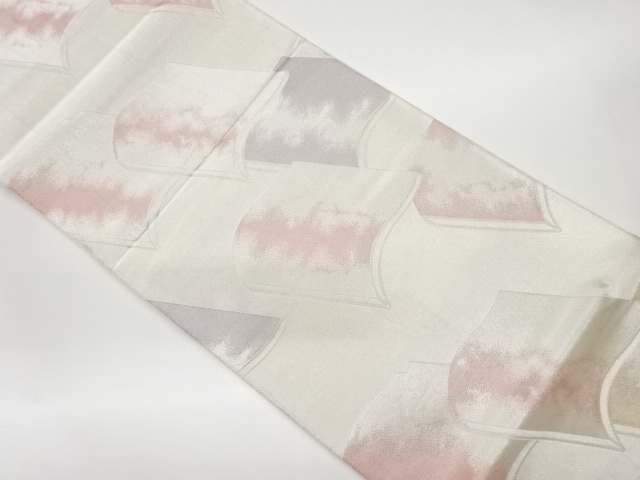 リサイクル　瓦模様織出し袋帯